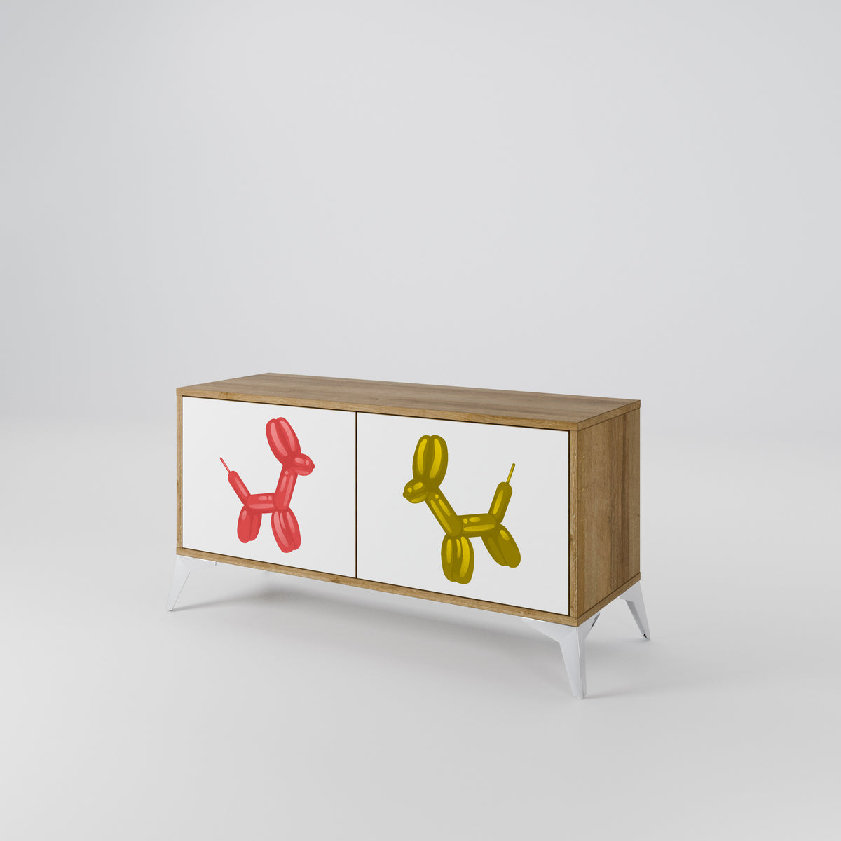 CHILDHOOD MEMORY Mueble de TV Compacto de 2 puertas