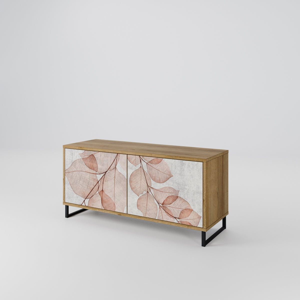 AUTUMN FRAGILITY Mueble de TV Compacto de 2 puertas