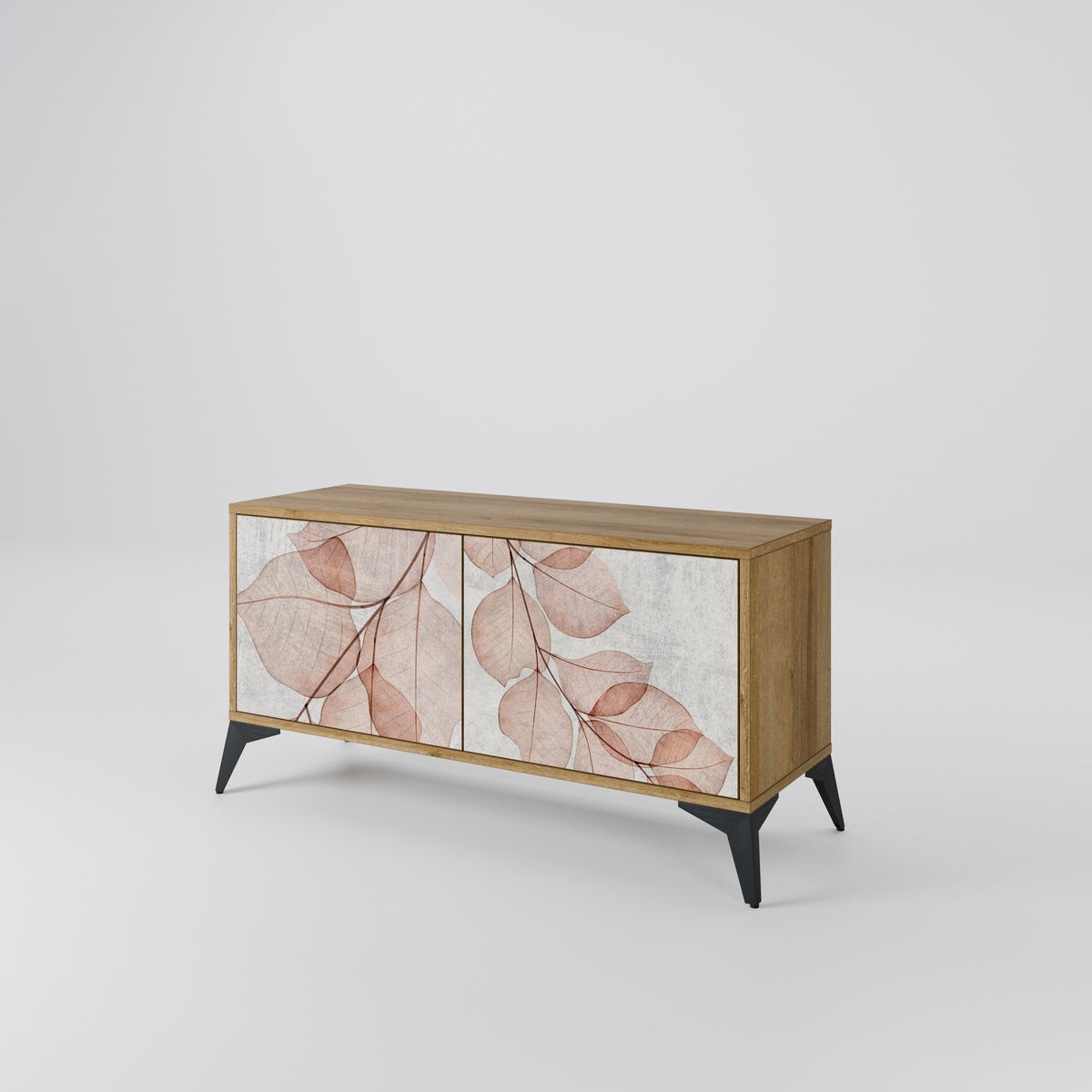 AUTUMN FRAGILITY Mueble de TV Compacto de 2 puertas