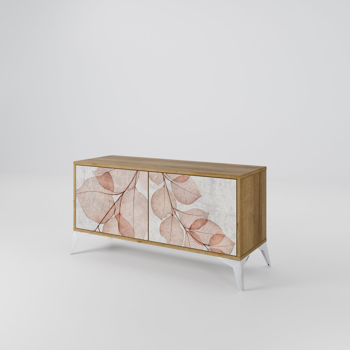 AUTUMN FRAGILITY Mueble de TV Compacto de 2 puertas