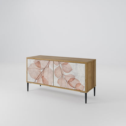 AUTUMN FRAGILITY Mueble de TV Compacto de 2 puertas