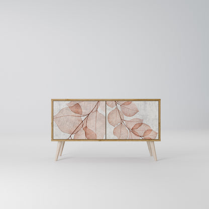 AUTUMN FRAGILITY Mueble de TV Compacto de 2 puertas
