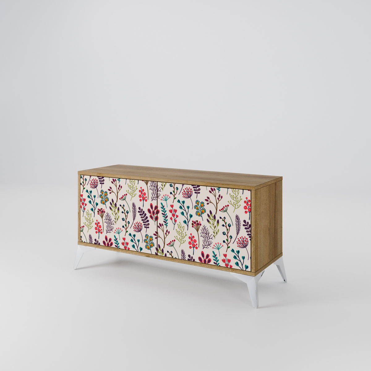 AUTUMN SUNDRIES Mueble de TV Compacto de 2 puertas