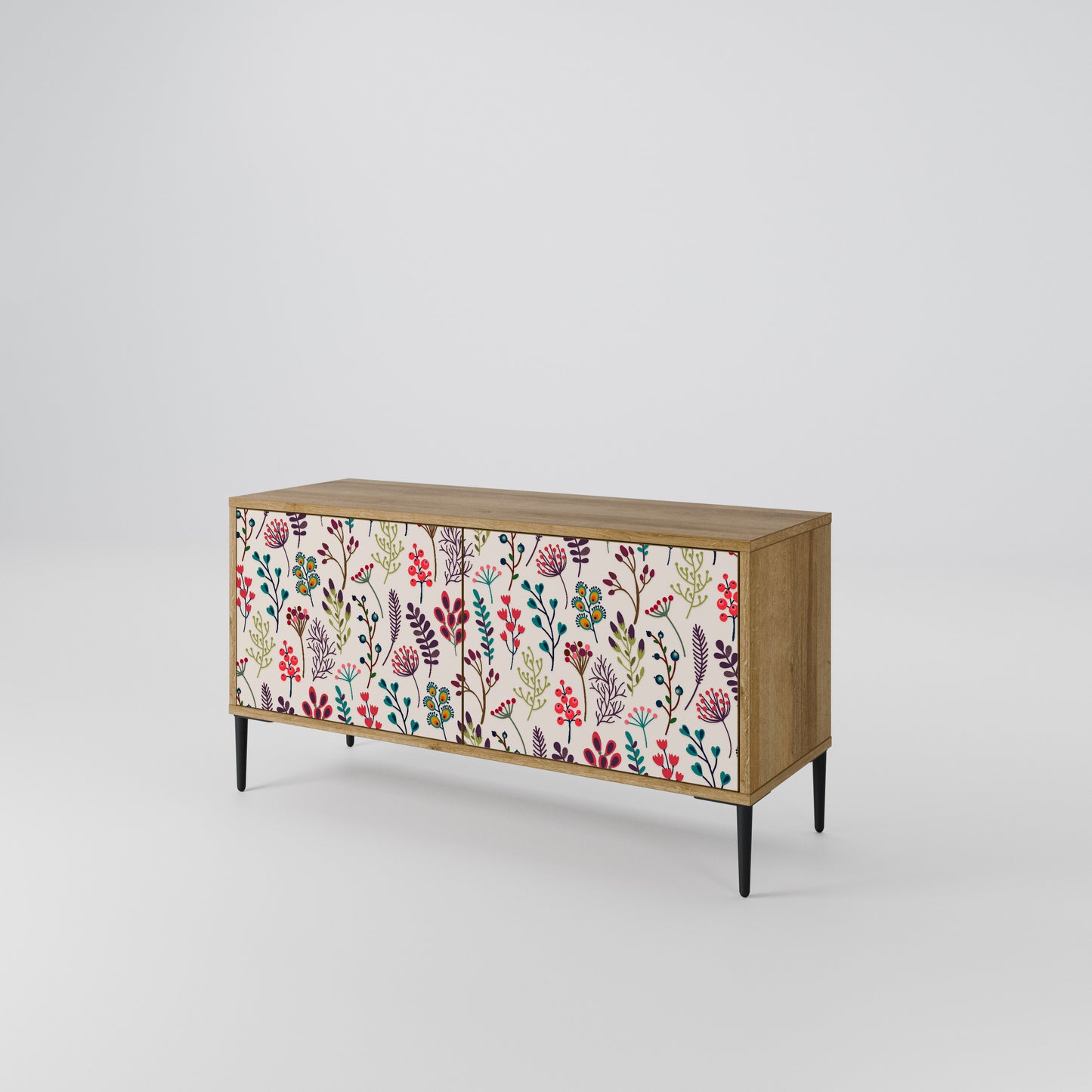 AUTUMN SUNDRIES Mueble de TV Compacto de 2 puertas