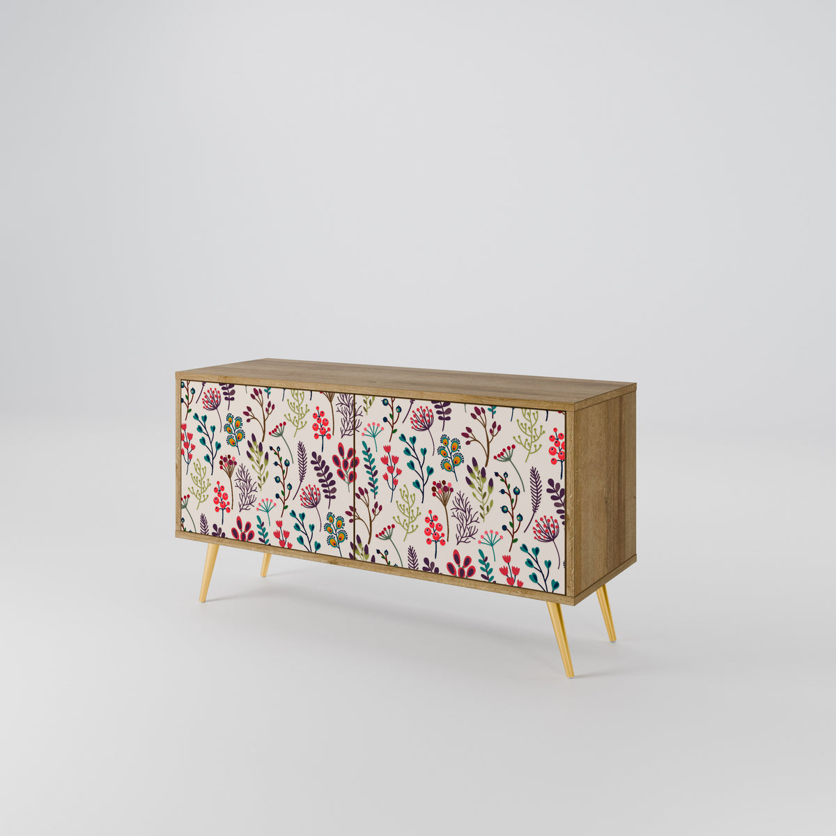AUTUMN SUNDRIES Mueble de TV Compacto de 2 puertas