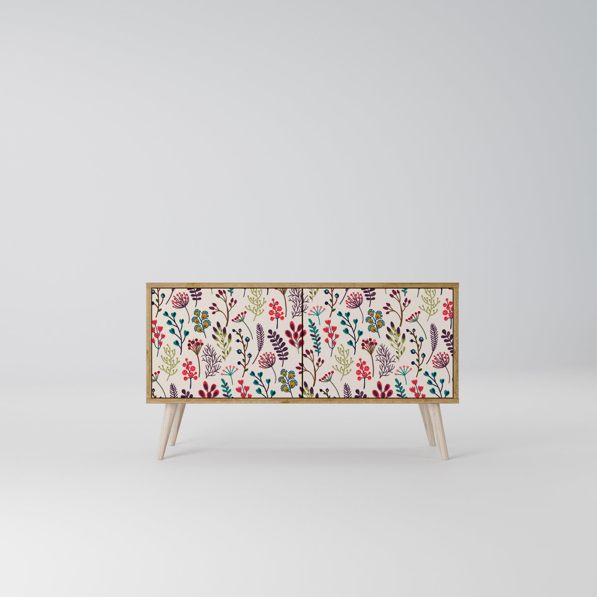 AUTUMN SUNDRIES Mueble de TV Compacto de 2 puertas