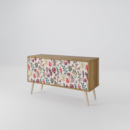 AUTUMN SUNDRIES Mueble de TV Compacto de 2 puertas