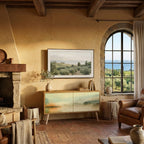 MORNING BY THE LAKE Mueble de TV Compacto de 2 puertas