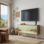 MORNING BY THE LAKE Mueble de TV Compacto de 2 puertas