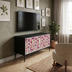PETAL GARDEN Compact 2-Door TV Cabinet
