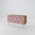 PETAL GARDEN Mueble de TV Compacto de 2 puertas