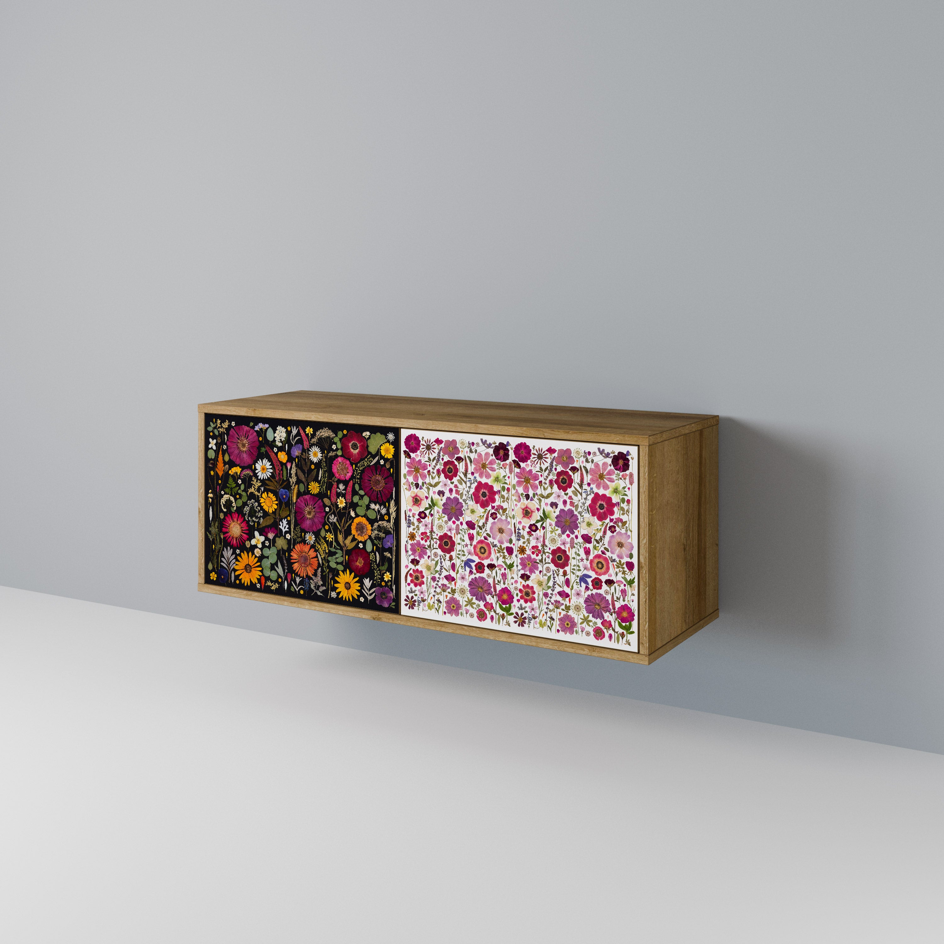 DAYNITE GARDEN Mueble de TV Compacto de 2 puertas