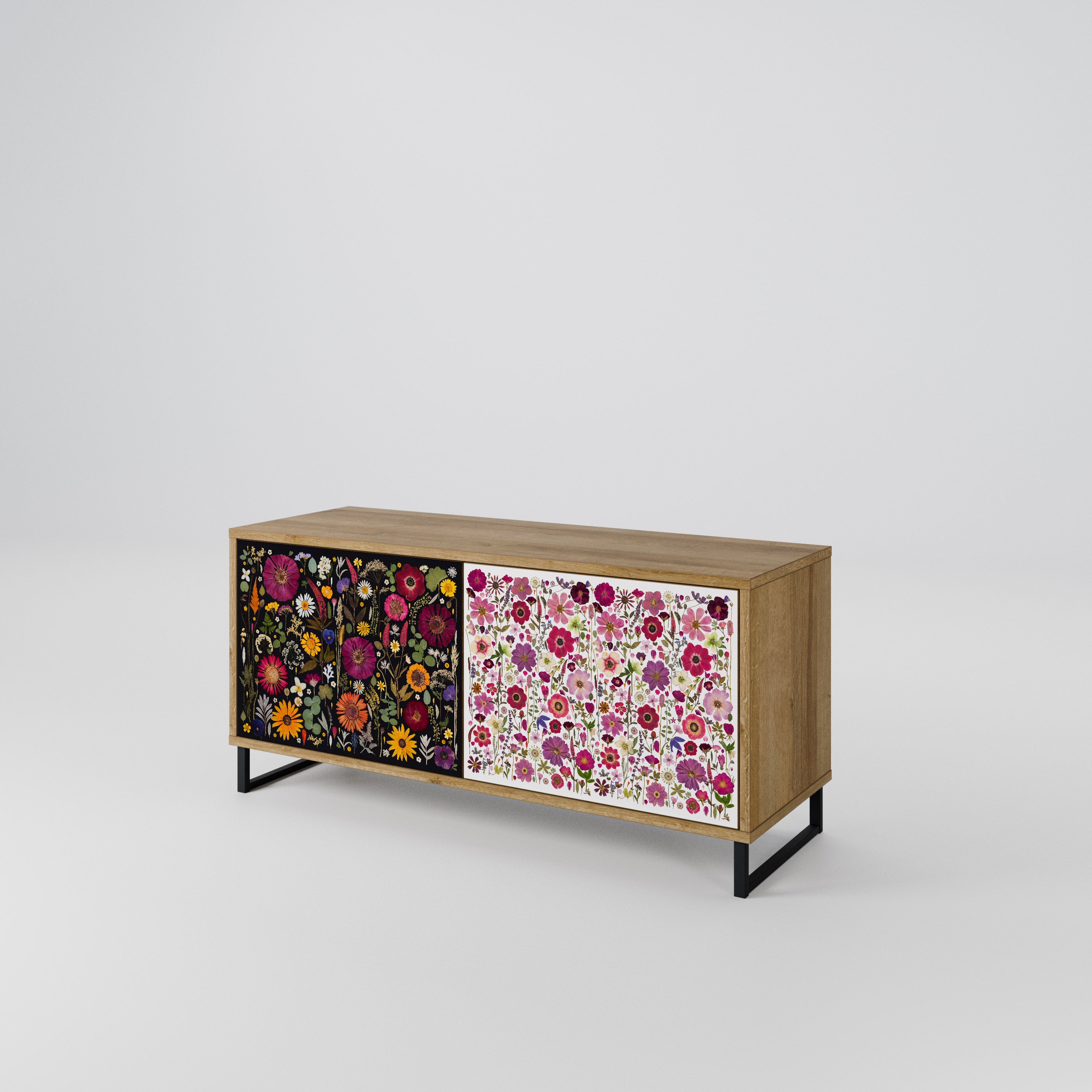 DAYNITE GARDEN Mueble de TV Compacto de 2 puertas