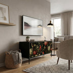 FLORAL FANTASIA Mueble de TV Compacto de 2 puertas