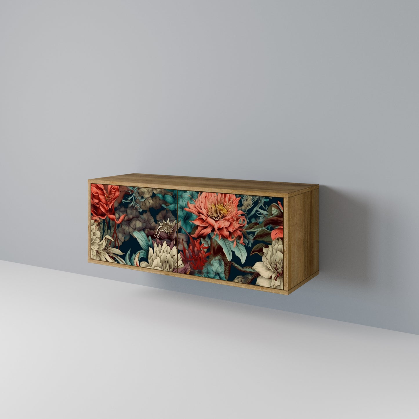 SPROUTING GRACE Mueble de TV Compacto de 2 puertas
