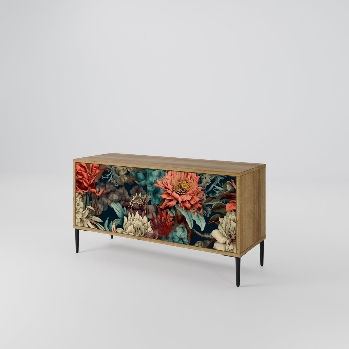 SPROUTING GRACE Mueble de TV Compacto de 2 puertas