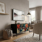 SPROUTING GRACE Mueble de TV Compacto de 2 puertas