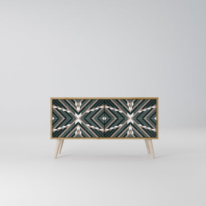 DIMENSION DELIGHTS Compact 2-Door TV Cabinet