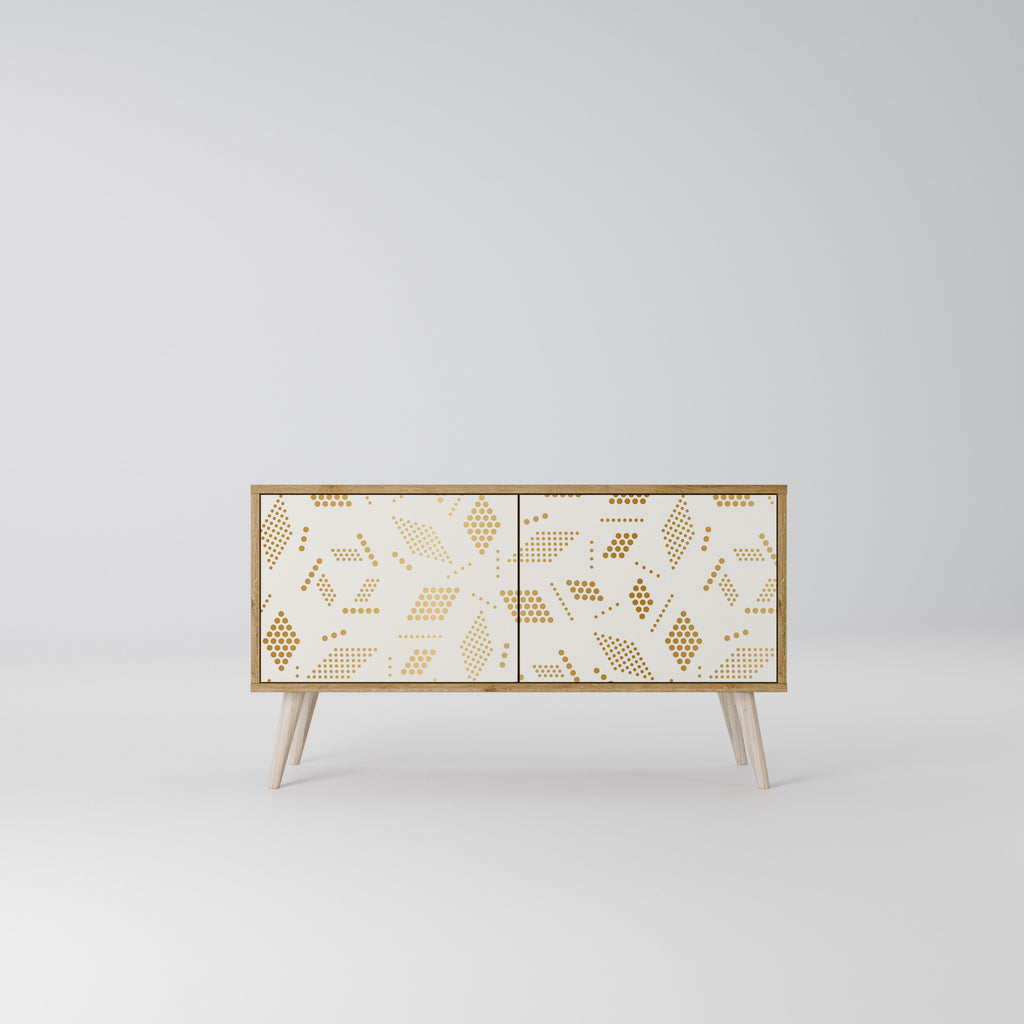 SPOTTED DAZE Mueble de TV Compacto de 2 puertas