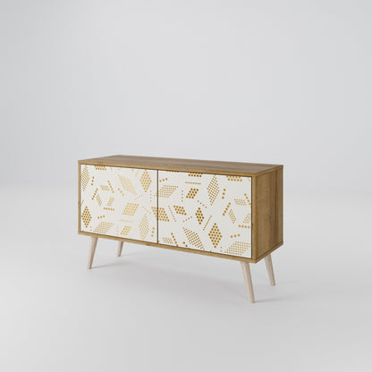 SPOTTED DAZE Mueble de TV Compacto de 2 puertas
