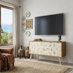 SPOTTED DAZE Mueble de TV Compacto de 2 puertas