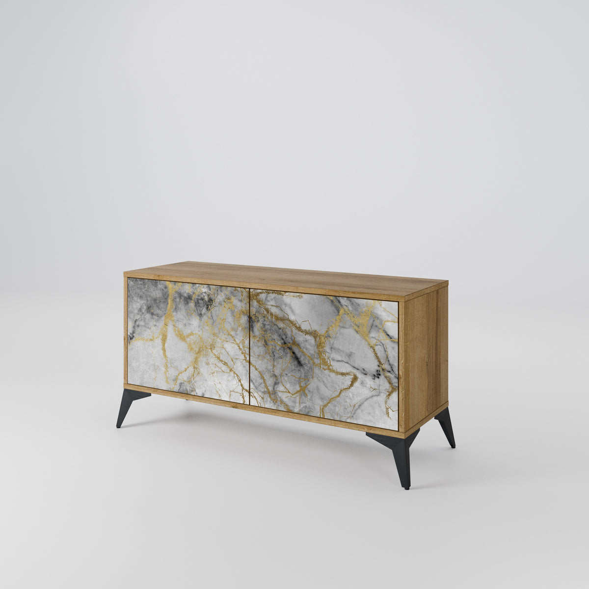 TIMELESS GLIDE Mueble de TV Compacto de 2 puertas