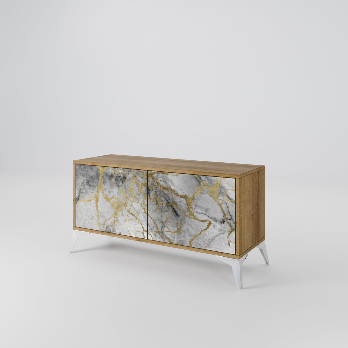 TIMELESS GLIDE Mueble de TV Compacto de 2 puertas
