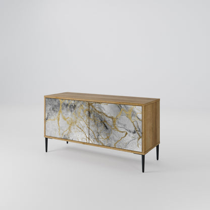 TIMELESS GLIDE Mueble de TV Compacto de 2 puertas