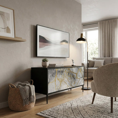 TIMELESS GLIDE Mueble de TV Compacto de 2 puertas