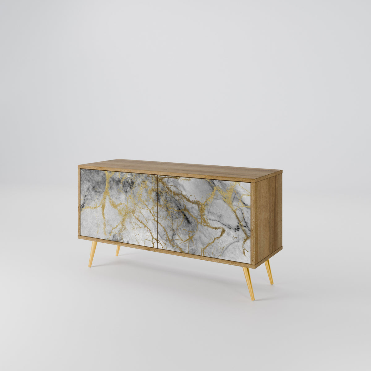 TIMELESS GLIDE Mueble de TV Compacto de 2 puertas