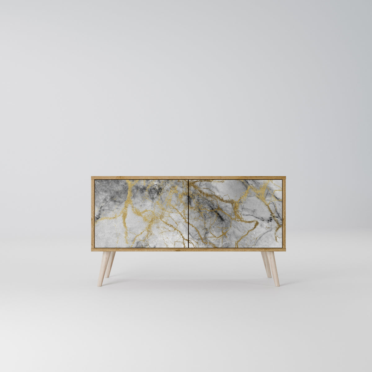 TIMELESS GLIDE Mueble de TV Compacto de 2 puertas
