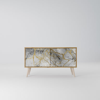 TIMELESS GLIDE Mueble de TV Compacto de 2 puertas