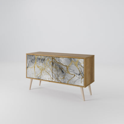 TIMELESS GLIDE Mueble de TV Compacto de 2 puertas