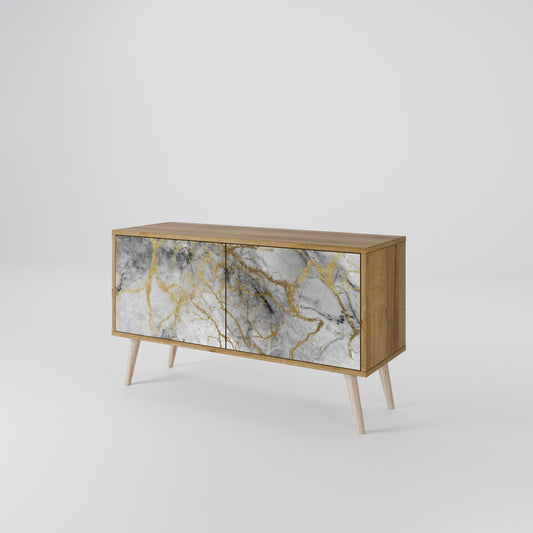 TIMELESS GLIDE Mueble de TV Compacto de 2 puertas
