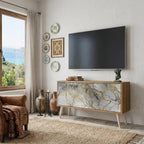 TIMELESS GLIDE Mueble de TV Compacto de 2 puertas