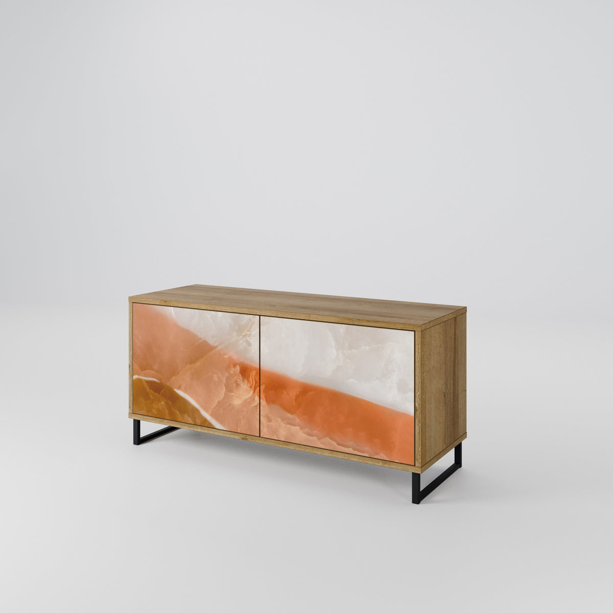 SANDHILLS SPLENDOUR Mueble de TV Compacto de 2 puertas
