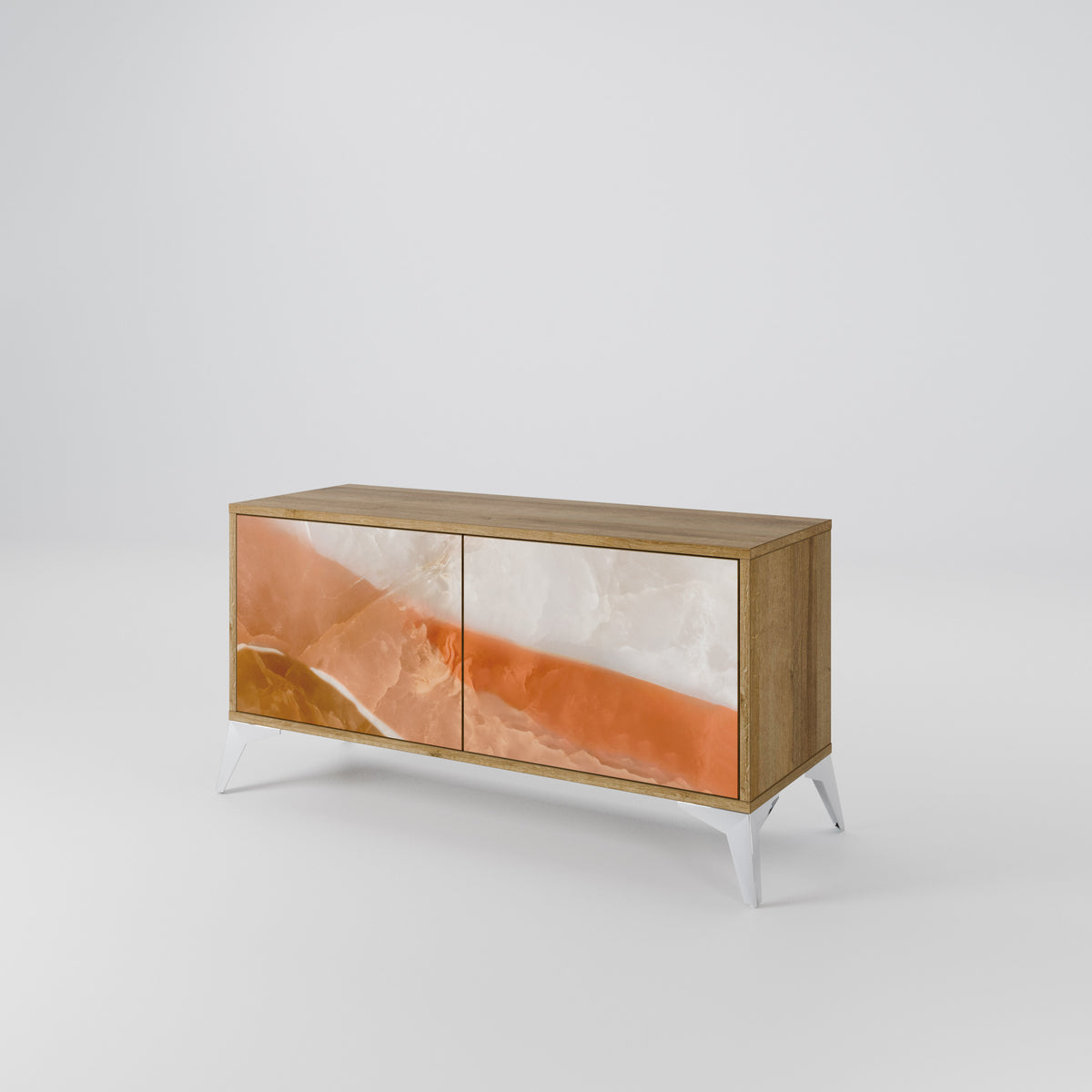 SANDHILLS SPLENDOUR Mueble de TV Compacto de 2 puertas