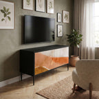 SANDHILLS SPLENDOUR Mueble de TV Compacto de 2 puertas