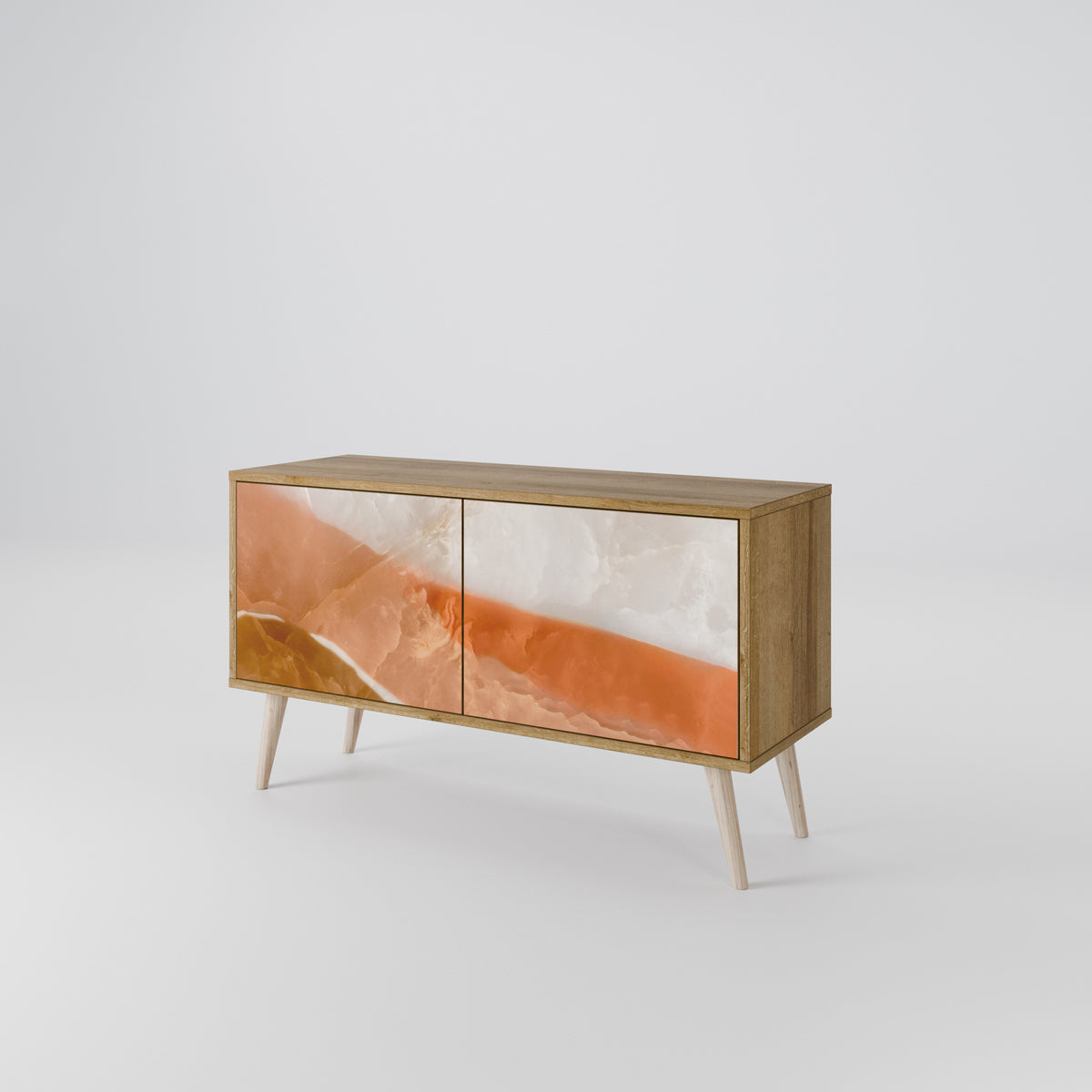 SANDHILLS SPLENDOUR Mueble de TV Compacto de 2 puertas