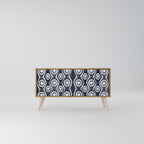 GRAPHITE EYES Mueble de TV Compacto de 2 puertas