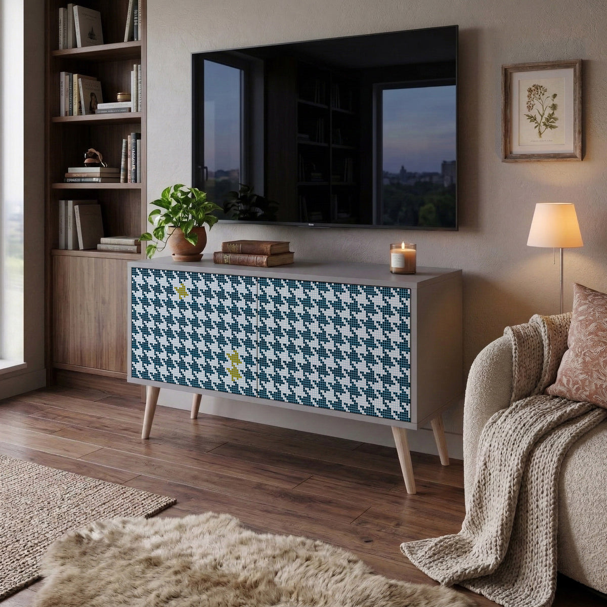 OUT OF CONTEXT Mueble de TV Compacto de 2 puertas