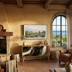 GOLD DUST Mueble de TV Compacto de 2 puertas