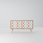 HAZY NOSTALGIA Mueble de TV Compacto de 2 puertas