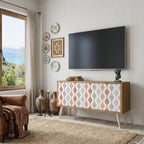 HAZY NOSTALGIA Mueble de TV Compacto de 2 puertas