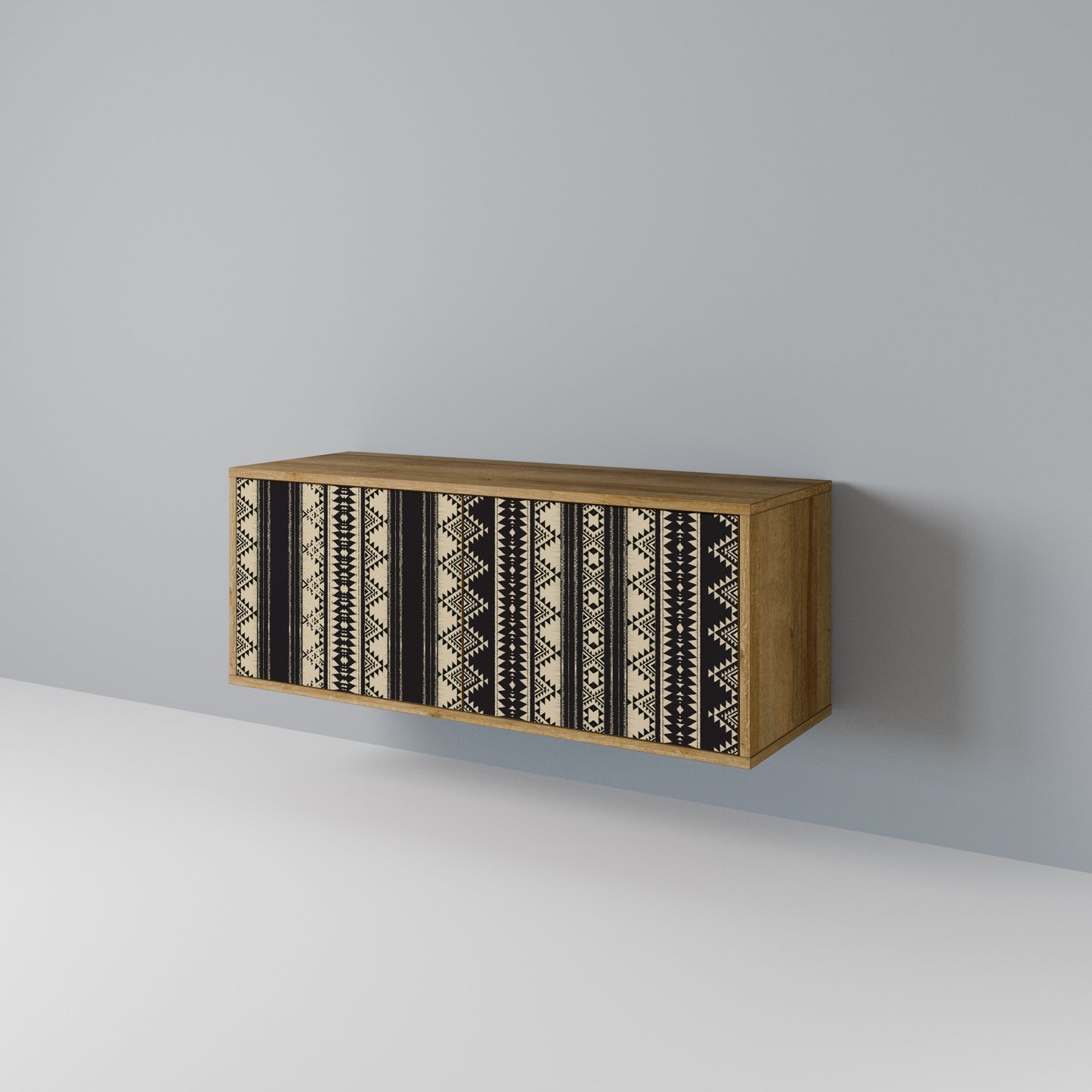 AZTEC Mueble de TV Compacto de 2 puertas