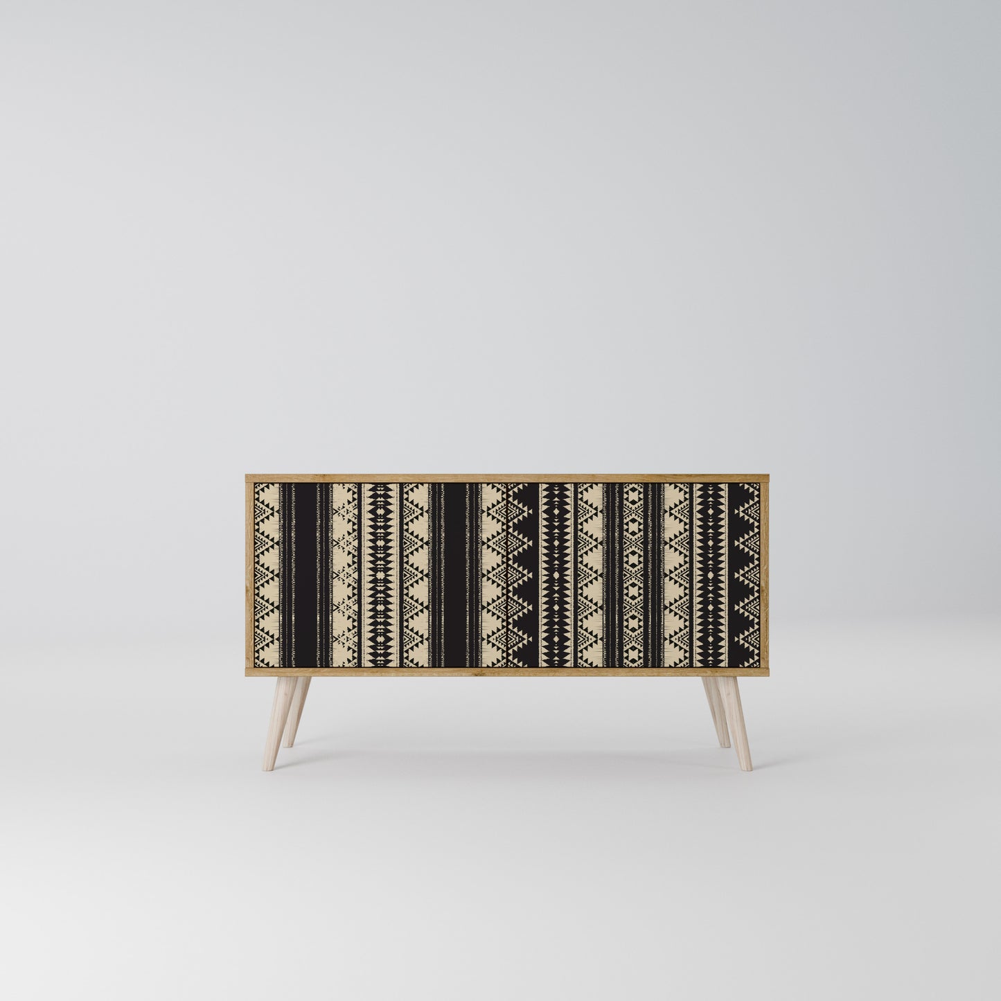 AZTEC Mueble de TV Compacto de 2 puertas