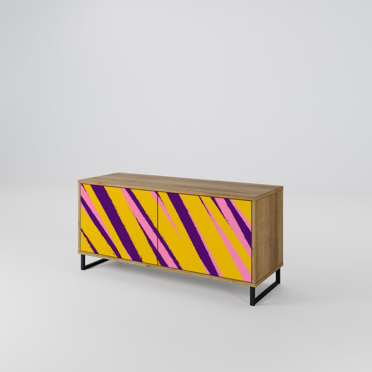DREAMS COME TRUE Mueble de TV Compacto de 2 puertas