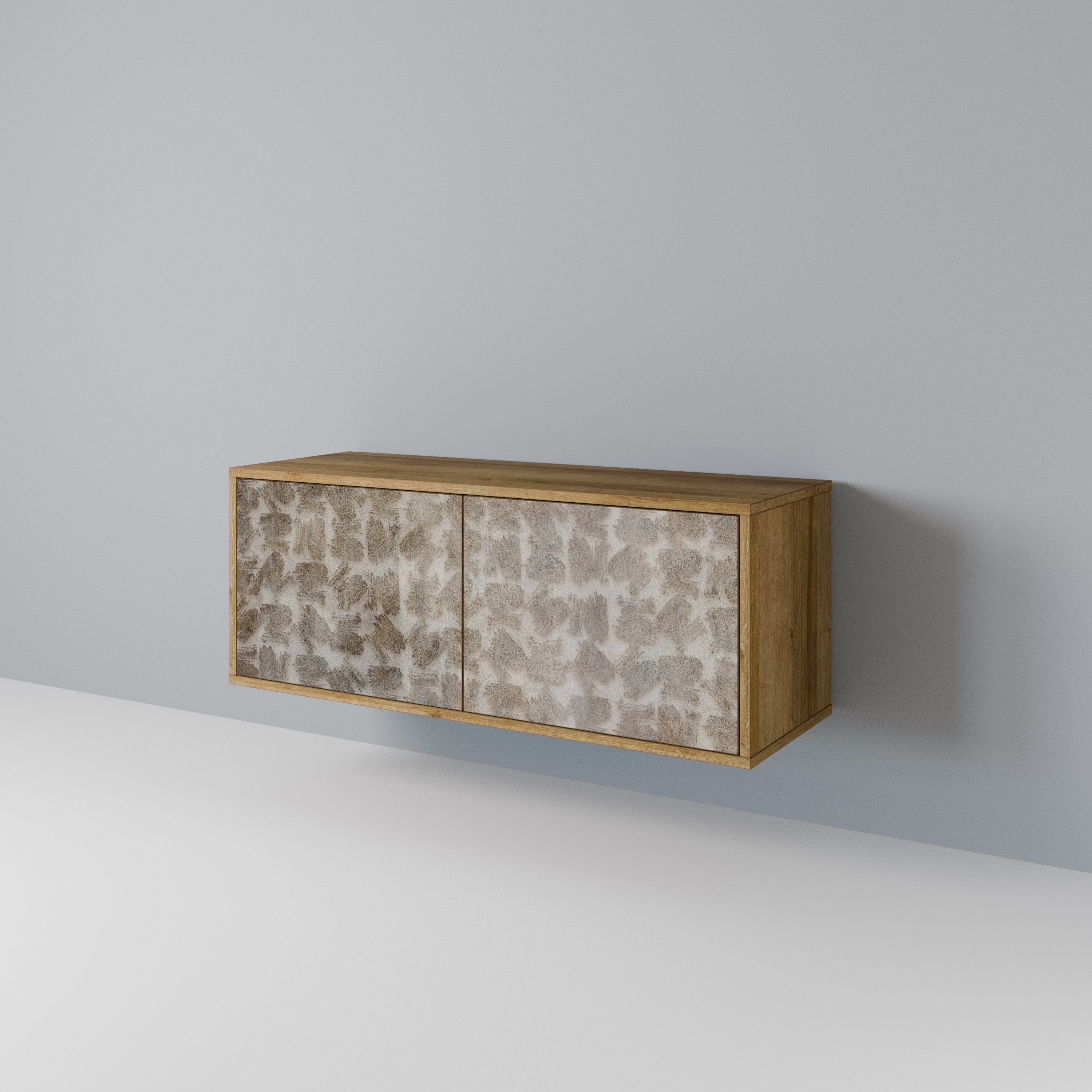 SLIGHTLY BLURRED Compact 2-Door TV Cabinet