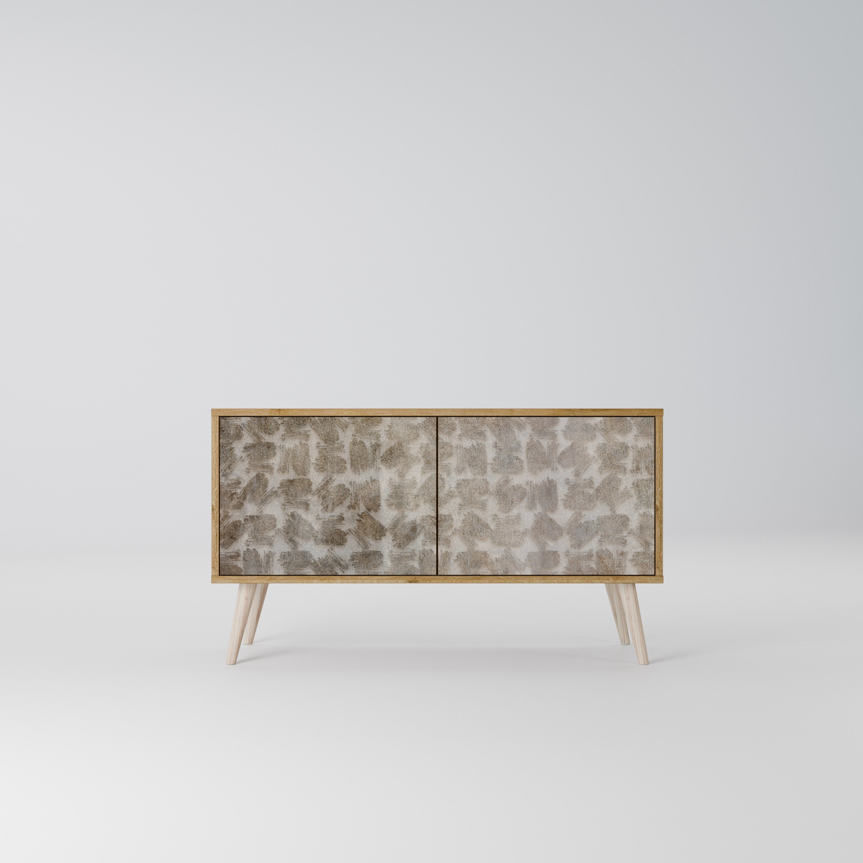 SLIGHTLY BLURRED Mueble de TV Compacto de 2 puertas