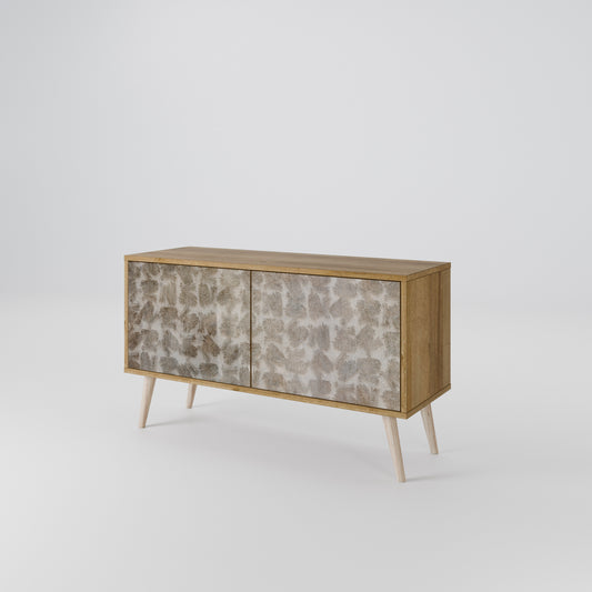SLIGHTLY BLURRED Mueble de TV Compacto de 2 puertas